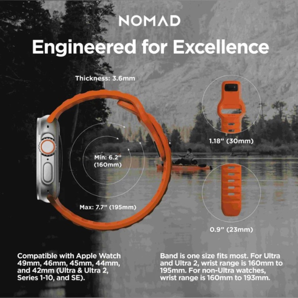 Nomad Sport Band - Ultra Orange